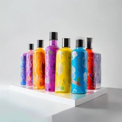 Shrink Sleeve Label Printing | Bottle Shrink Sleeves | Gravitfy Studio Delhi