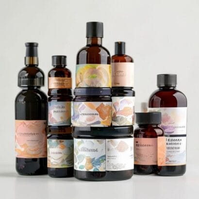 Custom Product Labels Printing | Bottle & Jar Labels | Gravitfy Studio Delhi