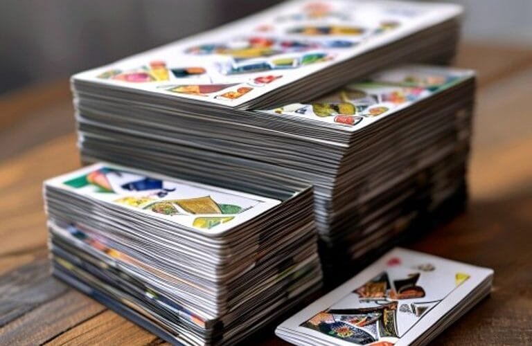 Custom poker cards manufacturer with branded poker style card deck