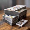 Custom poker cards manufacturer with branded poker style card deck