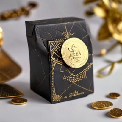 Dhanteras Coin Card Packaging Printing | Silver Gold Coin Cards | Gravitfy Studio Delhi