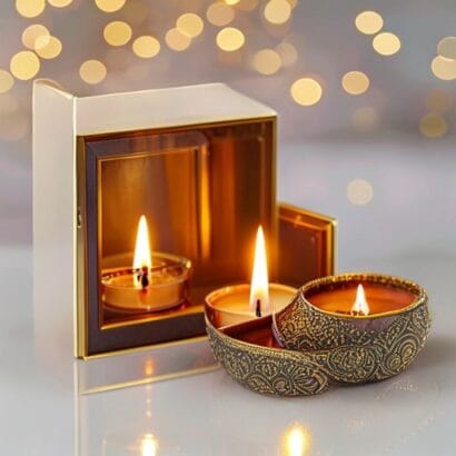 Diwali Candle and Diya Packaging Box Printing | Diya Candle Boxes | Gravitfy Studio Delhi