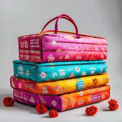 Diwali Carry Bag Printing | Festive Branded Carry Bags | Gravitfy Studio Delhi