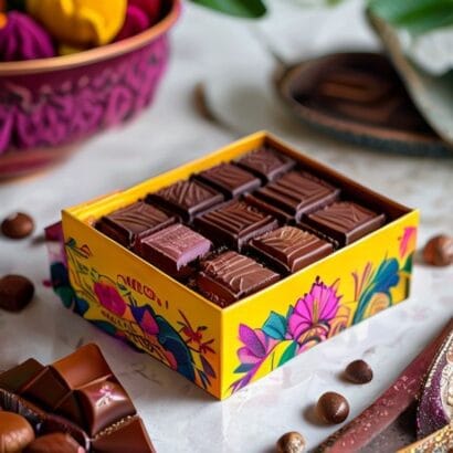 Diwali Chocolate Box Packaging Printing | Chocolate Hamper Boxes | Gravitfy Studio Delhi