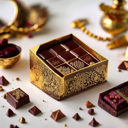 Diwali Chocolate Box Packaging Printing | Chocolate Hamper Boxes | Gravitfy Studio Delhi