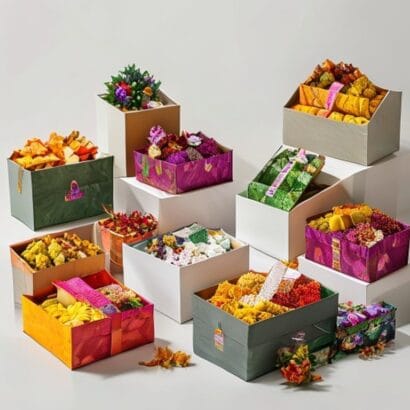 Diwali Hamper Box Wholesale Manufacturing | Bulk Wholesale Hampers | Gravitfy Studio Delhi