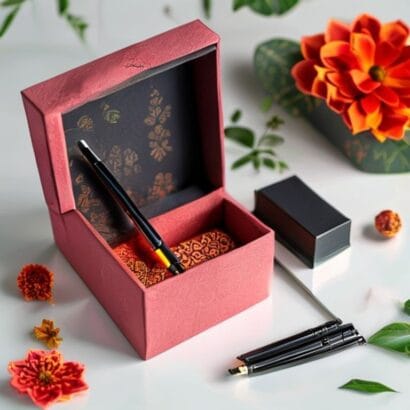 Diwali Pen & Diary Gift Set Box Printing | Corporate Stationery Gift Sets | Gravitfy Studio Delhi