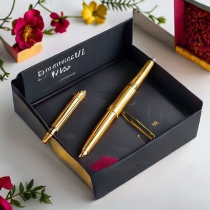 Diwali Pen and Diary Gift Set Box Printing | Corporate Stationery | Gravitfy Studio Delhi