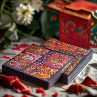 Diwali Playing Cards Gift Deck Printing | Festival Gift Card Decks | Gravitfy Studio Delhi