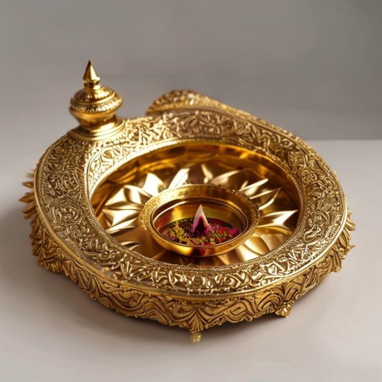 Diwali Pooja Thali Box Packaging | Pooja Thali Gift Sets | Gravitfy Studio Delhi