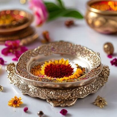 Diwali Pooja Thali Box Packaging | Gift Set Boxes | Gravitfy Studio Delhi