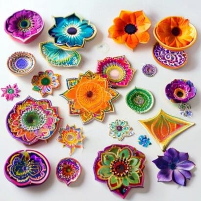 Diwali Rangoli Sticker and Decor Printing | Festive Decor Stickers | Gravitfy Studio Delhi