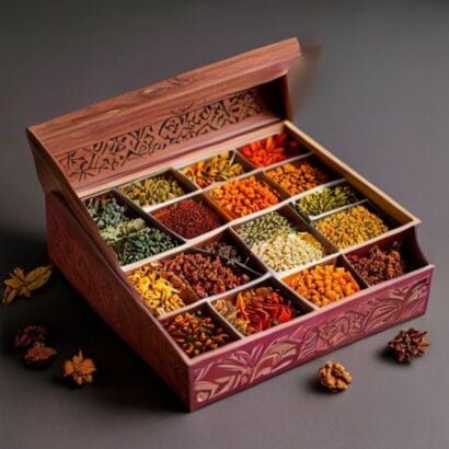 Diwali Tea & Dry Fruit Combo Box | Tea Combo Hampers | Gravitfy Studio Delhi