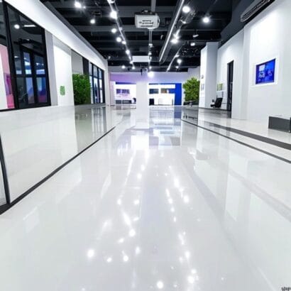 Floor Graphic and Floor Sticker Printing Delhi Real Estate Exhibition