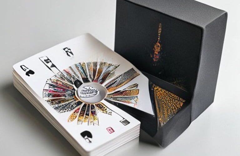 Custom playing cards manufacturer with branded deck and custom back printing