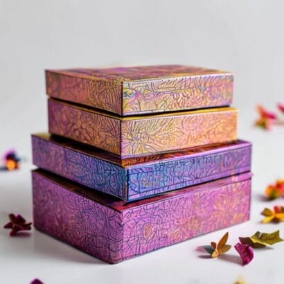 Rigid Diwali Gift Box Magnetic Closure Printing | Premium Rigid Boxes | Gravitfy Studio Delhi