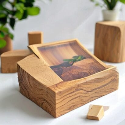 Wooden Photo Blocks & Plaques | Rustic Photo Display | Gravitfy Studio Delhi