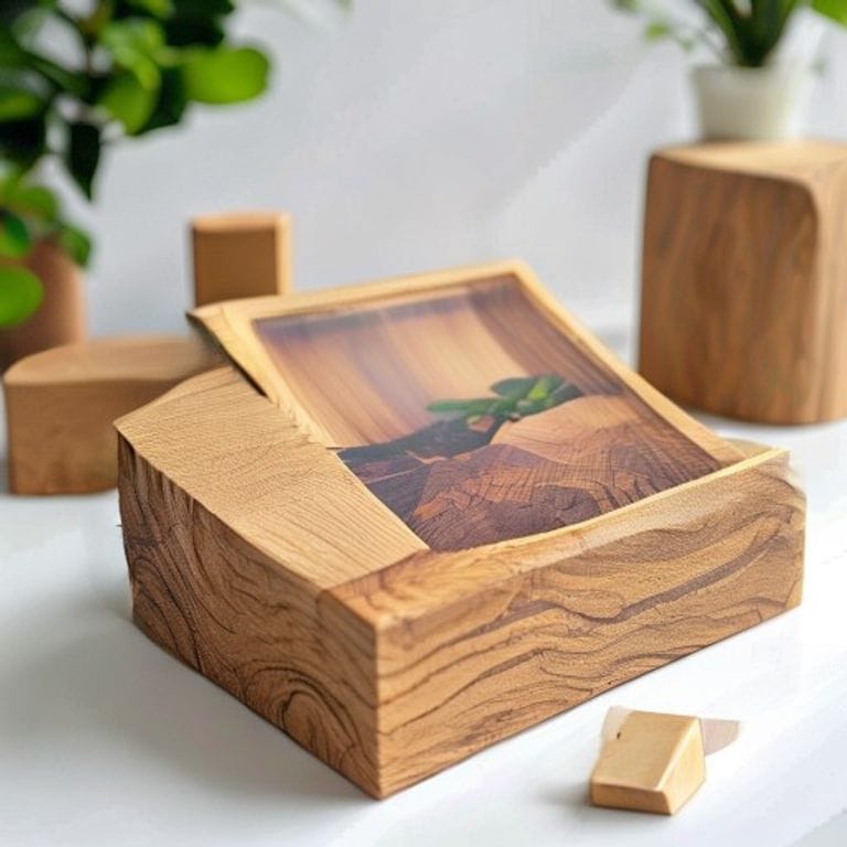 Wooden Photo Blocks & Plaques | Rustic Photo Display | Gravitfy Studio Delhi