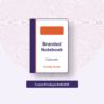 Square corporate branded notebook printing for office gifting in Delhi NCR