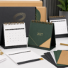 Desk calendar manufacturer 2027 in Delhi NCR with corporate tent calendar samples