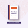 Square New Year Diary 2027 printing for corporate gifting in Delhi NCR