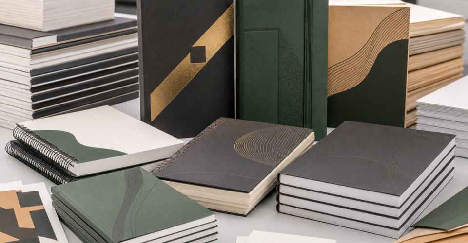 Notebook manufacturer in Delhi NCR with custom notebook printing samples