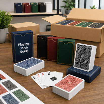 Playing card manufacturer in Noida and Greater Noida with custom card decks and packaging