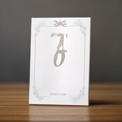Premium Wedding Table Numbers Printing | Gravitfy Studio Delhi