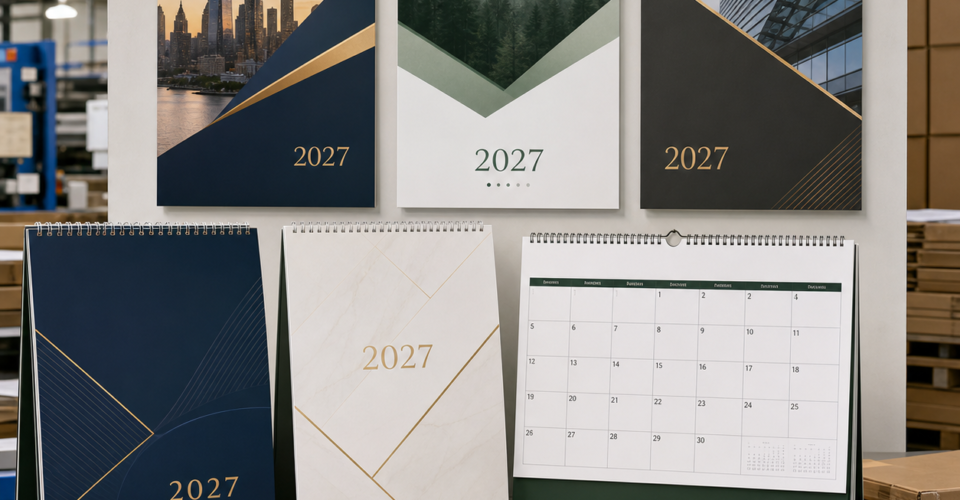 Wall calendar manufacturer 2027 in Delhi NCR with branded wall calendar samples