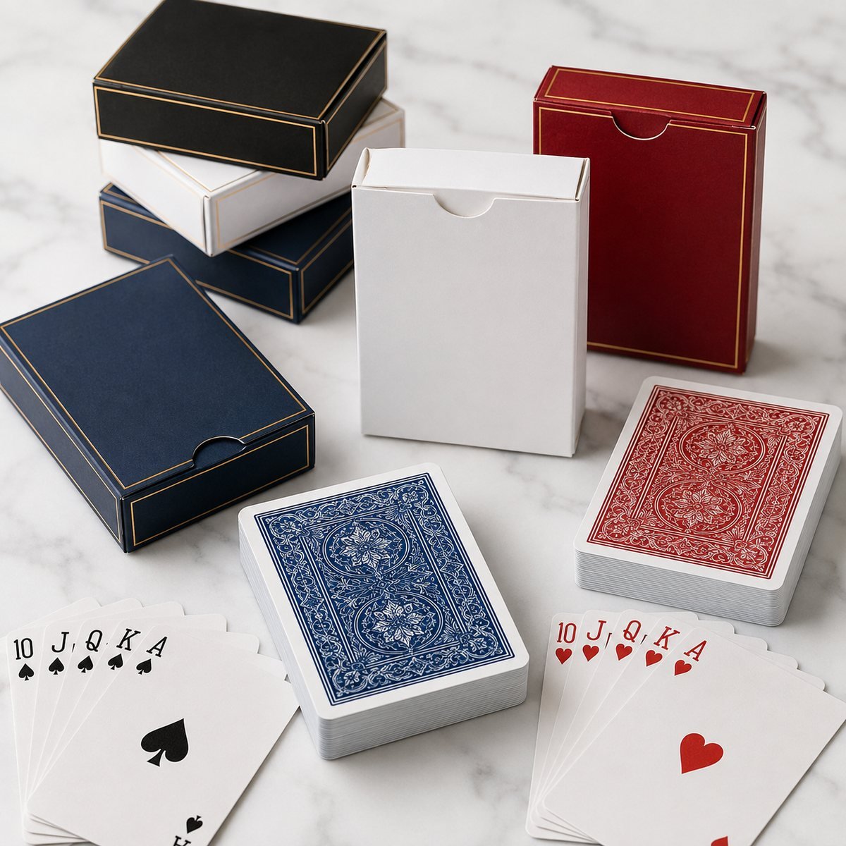 Custom playing cards manufacturer for branded decks and bulk printing by Gravitfy Studio Delhi NCR