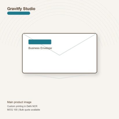 Custom Printed Envelopes | Branded Stationery main by Gravitfy Studio Delhi NCR