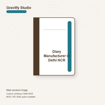 Diary Manufacturer in Delhi NCR main by Gravitfy Studio Delhi NCR