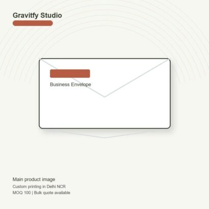Envelope Printing main by Gravitfy Studio Delhi NCR