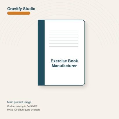 Exercise Book Manufacturer main by Gravitfy Studio Delhi NCR
