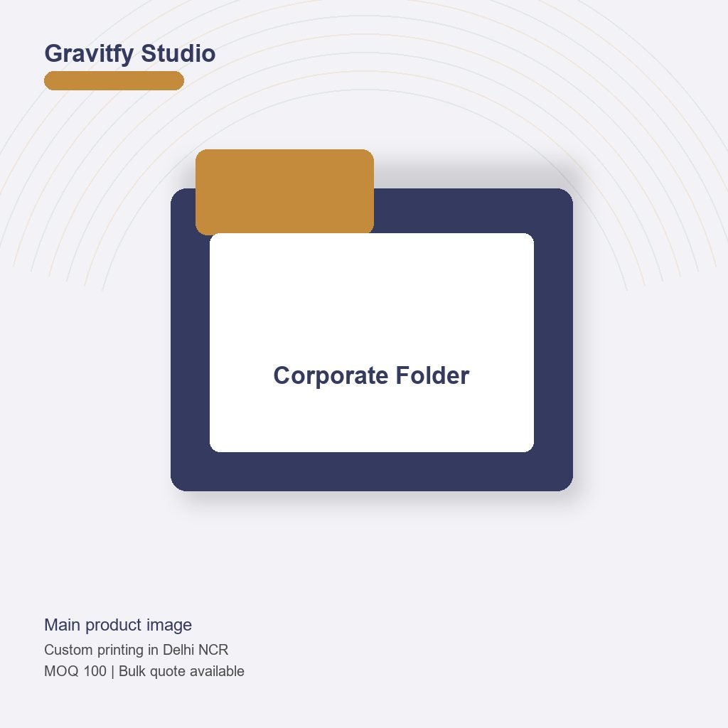 File Cover and Folder Printing main by Gravitfy Studio Delhi NCR