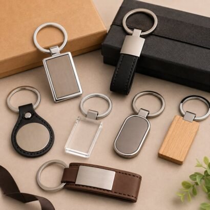 Corporate gift keychain printing and customization by Gravitfy Studio Delhi NCR