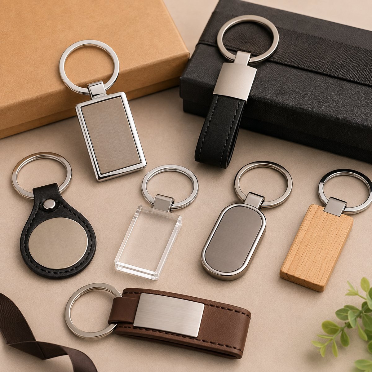 Corporate gift keychain printing and customization by Gravitfy Studio Delhi NCR