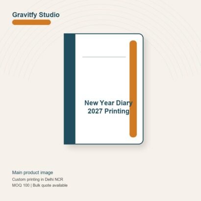 New Year Diary 2027 Printing main by Gravitfy Studio Delhi NCR