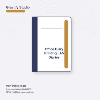 Office Diary Printing | A5 Diaries main by Gravitfy Studio Delhi NCR