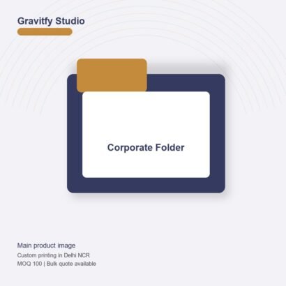 Presentation Folder Printing main by Gravitfy Studio Delhi NCR